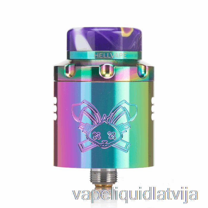 Hellvape Dead Rabbit V3 24mm Rda Varavīksnes Vape šķidrums